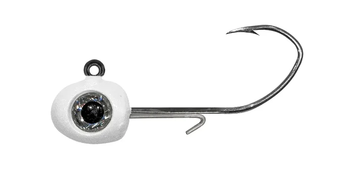 1 Standard Fishing Bait Jighead Sickle – 1/8 oz – Pearl