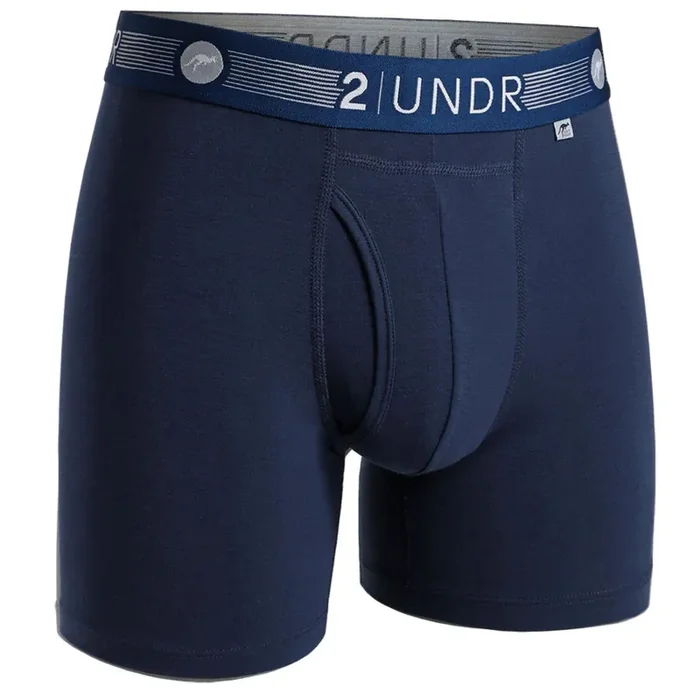 2UNDR Men‘s Flow Shift Boxer Brief – Navy – 2XL