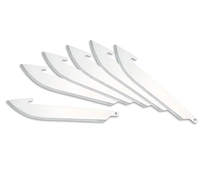 3.5″ 6 Pack Razor-Lite Drop Point Replacement Blades by Outdoor Edge