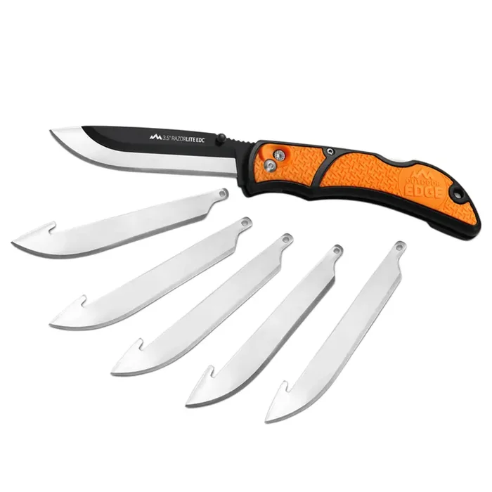 3.5″ Razor EDC Lite Knife in Orange by Outdoor Edge