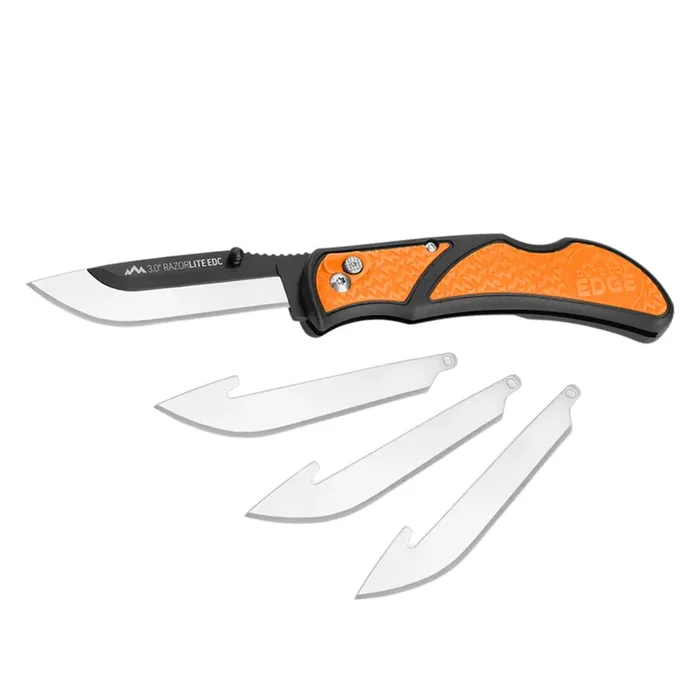 3″ Razor EDC Lite in Orange by Outdoor Edge