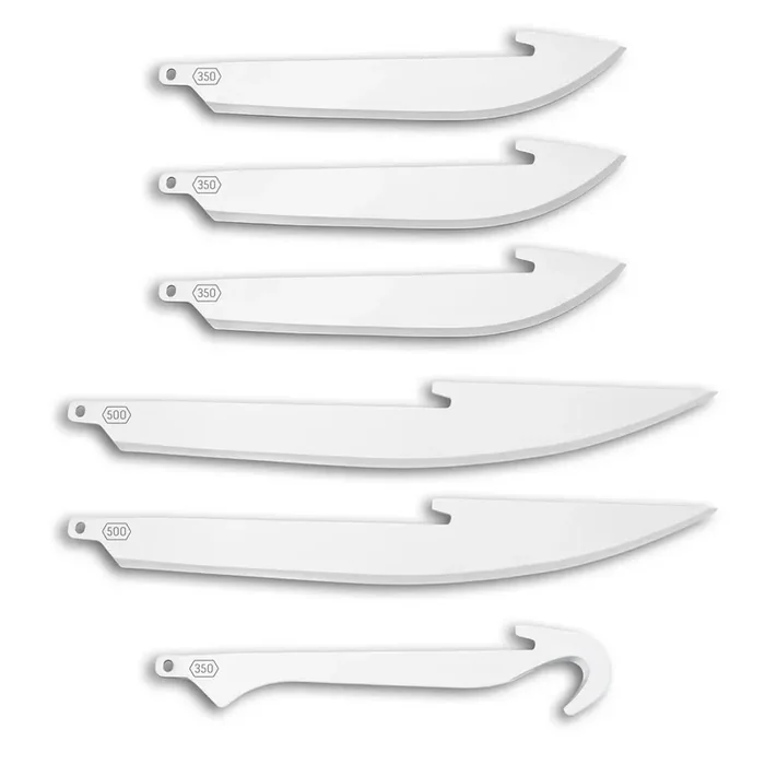 5″ 6 Pack Razor-Safe Combo Blade Set by Outdoor Edge