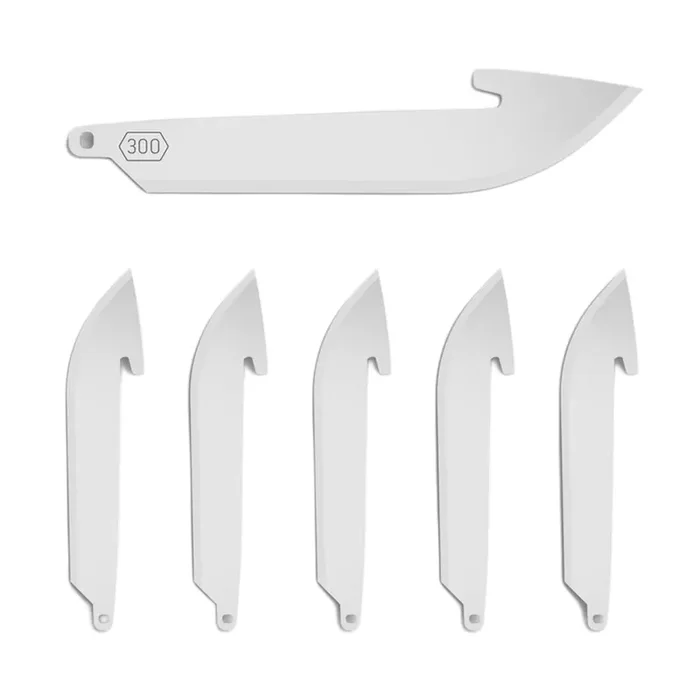 6 Pack of Razor Lite 3″ Replacement Blades by Outdoor Edge