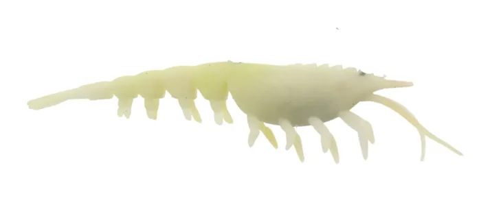 A Band Of Anglers – Floating Natural Shrimp – 4in 3pk 1hk-glow – HYLSNS4FLGLO