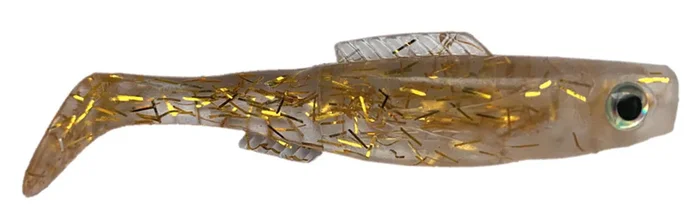 A Band Of Anglers – Minwaow Swimbait – 2.7in 4pk 1/jh-clear Gld – HYLSMW2.75STCG