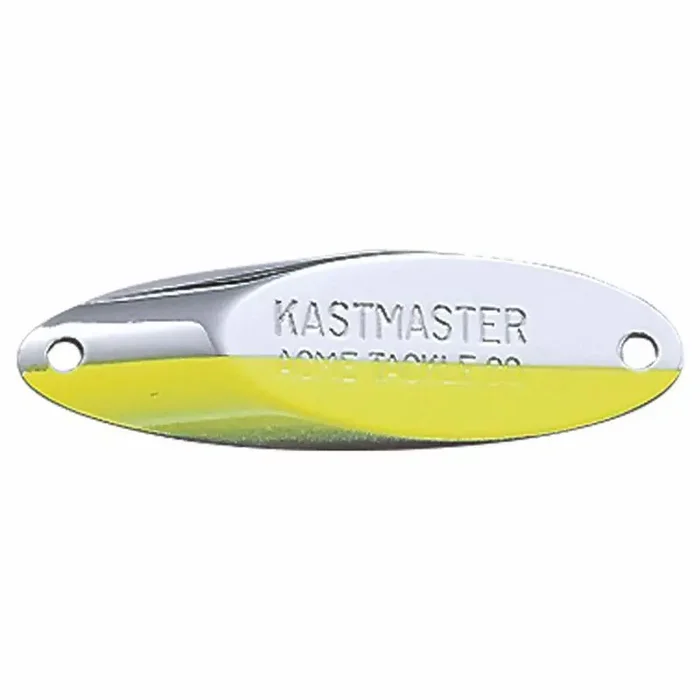 Acme Tackle Kastmaster – 1/4 oz – Chrome Chartreuse
