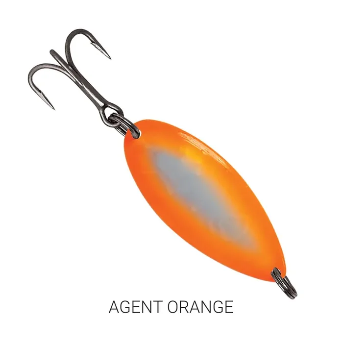 Acme Tackle Little Cleo Moonshine Glow – 3/4 oz. – Agent Orange