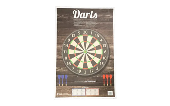Action Target Darts Target Multi Color 23″x35″ 100 Per Box GS-DARTS-100