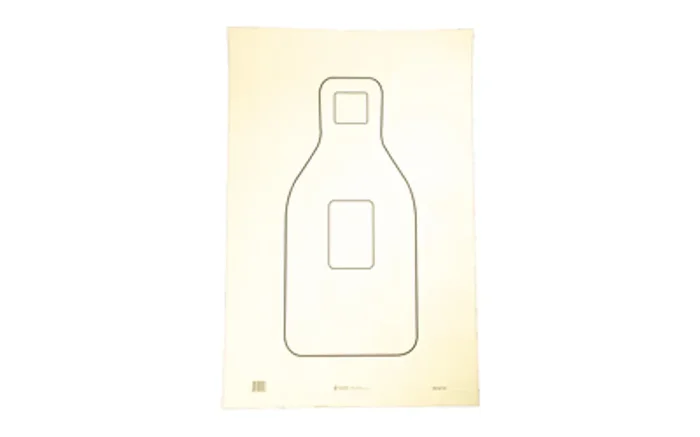 Action Target FBI QIT-03 Qualification Target Cream and Black 23″x35″ 100 Per Box QIT-03-100