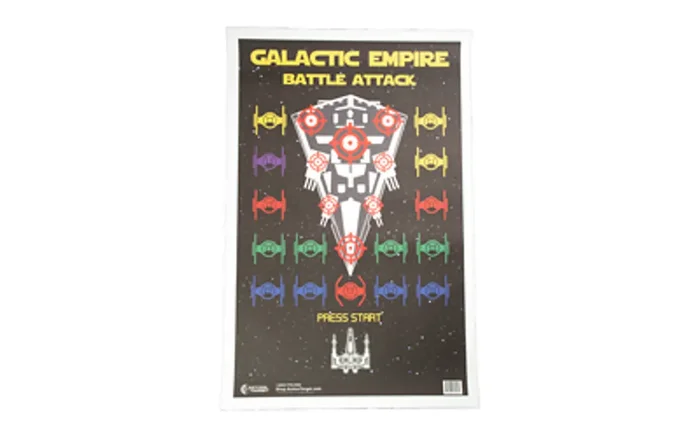 Action Target Galactic Empire Battle Attack Multi Color 23″x35″ 100 Per Box GS-GBSA-100