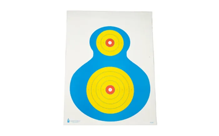 Action Target High Visibility Fluorescent Silhouette Target Multi Color 19″x25″ 100 Per Box PR-WB1-100