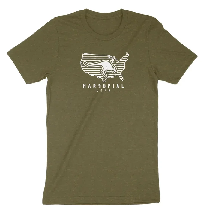 America Outline Tee