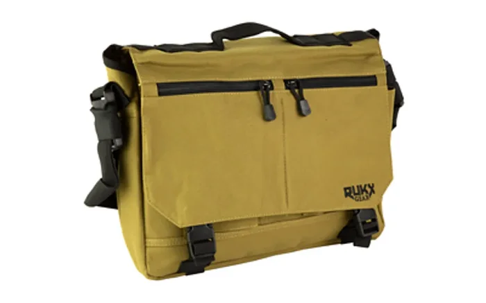 American Tactical Rukx Gear Discrete Business Bag w/Concealed Pistol Pocket 15″X11″ Tan CTBBT