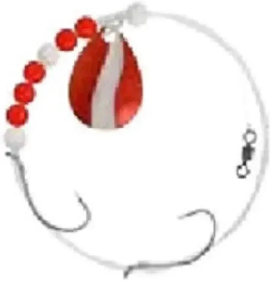Apex Tackle Waly Spin Rig – Size 4 – Red/White