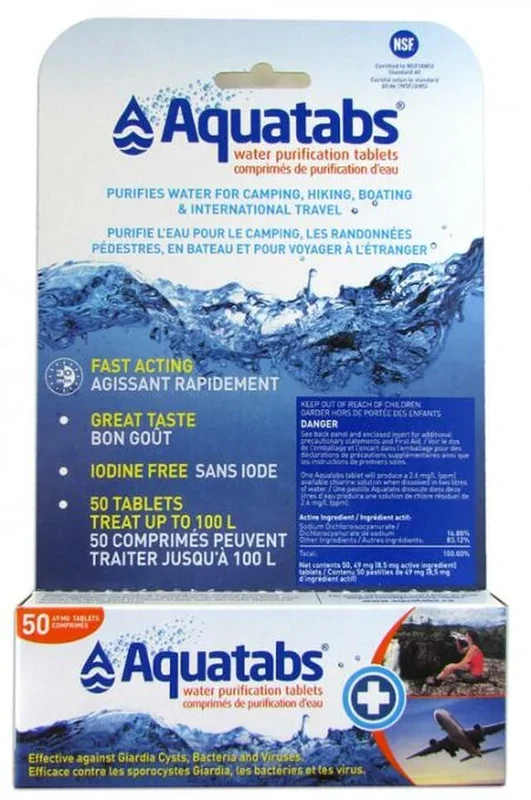 AquaTabs Aquatabs 50 Pack – 1L Tabs