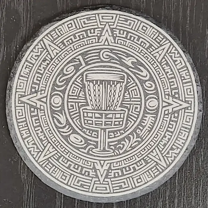 Aztec Basket Slate Coaster – The Sacred Chains Series