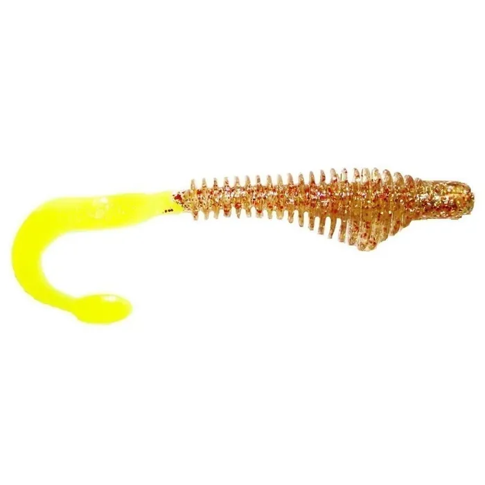 B Fish N Tackle AuthentX Moxi Ringie – 4″ – Goldcracker/Chart Tail