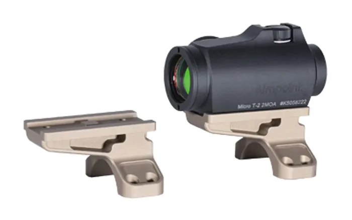 Badger Ordnance Condition One Micro Sight Mount Allows for Mount ing the Aimpoint T-2 Footprint at 12 O‘Clock on Optic Compatible with 34mm C1 Mount Anodized Finish Tan 700-114