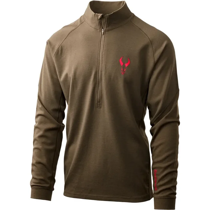 Badlands Pecora HW Merino 1/4 Zip MUD, X Large – 21-43100