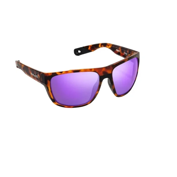 Bajio Las Rocas – Brown Tort Matte – Violet Mirror – Polycarbonate ∗Ships from Manufacturer∗