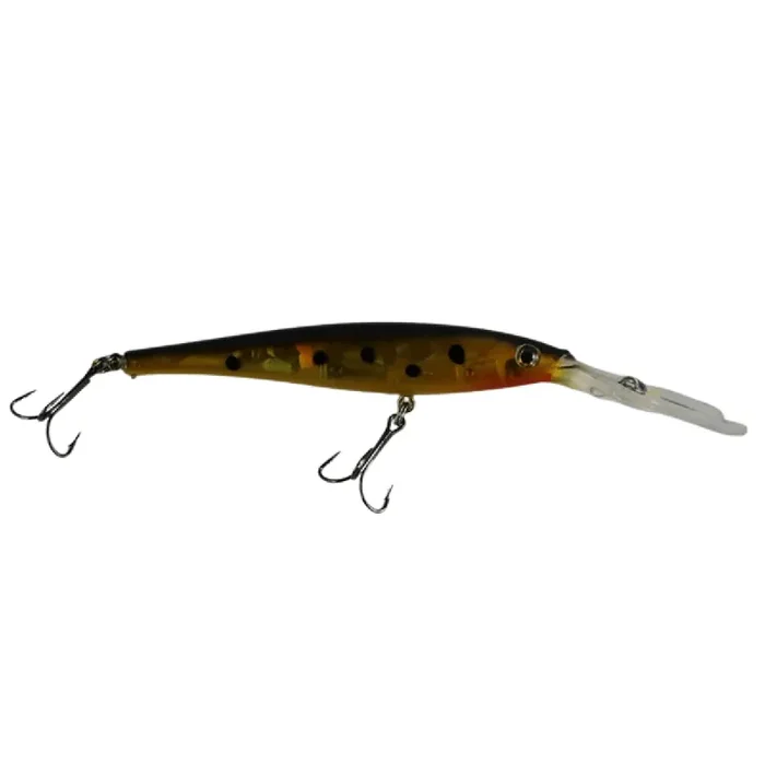 Berkley Custom Painted Flicker Minnow – 11 cm – JT Custom Color – Gold Muffin
