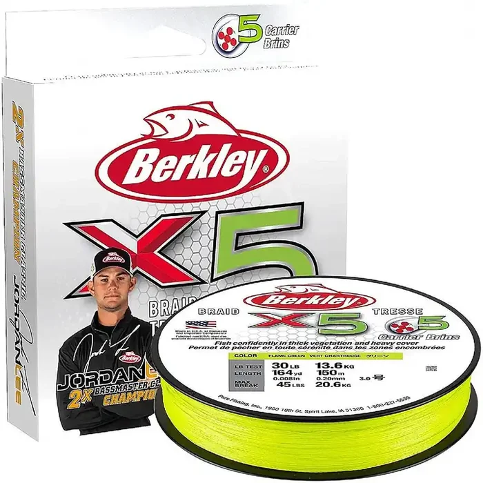 Berkley Jordan Lee x5 Braid – Flame Green