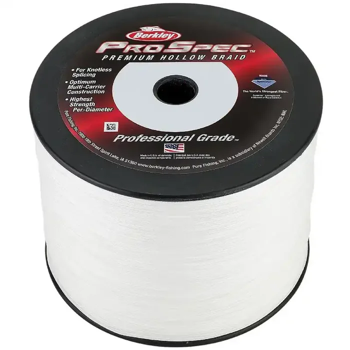 Berkley ProSpec Premium Hollow Braid – White