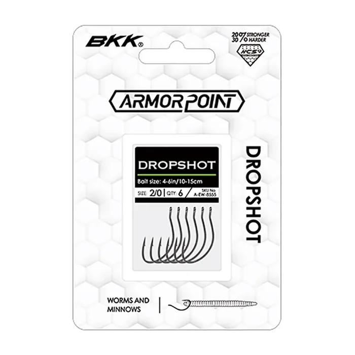 BKK – Armor Point Hook Dropshot 2/0 5pk –