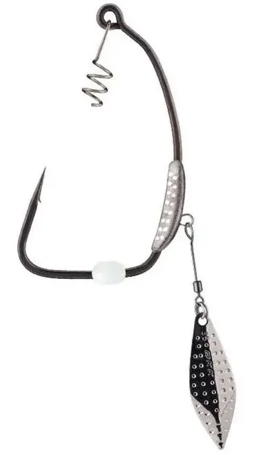 BKK Titandiver Weighted Swimbait Hook 10/0 1/2oz – Silver Blade 2pk