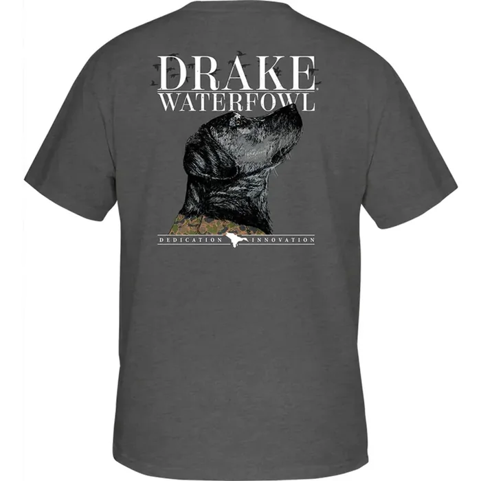 Black Lab Profile Short Sleeve Tee by Drake Waterfowl