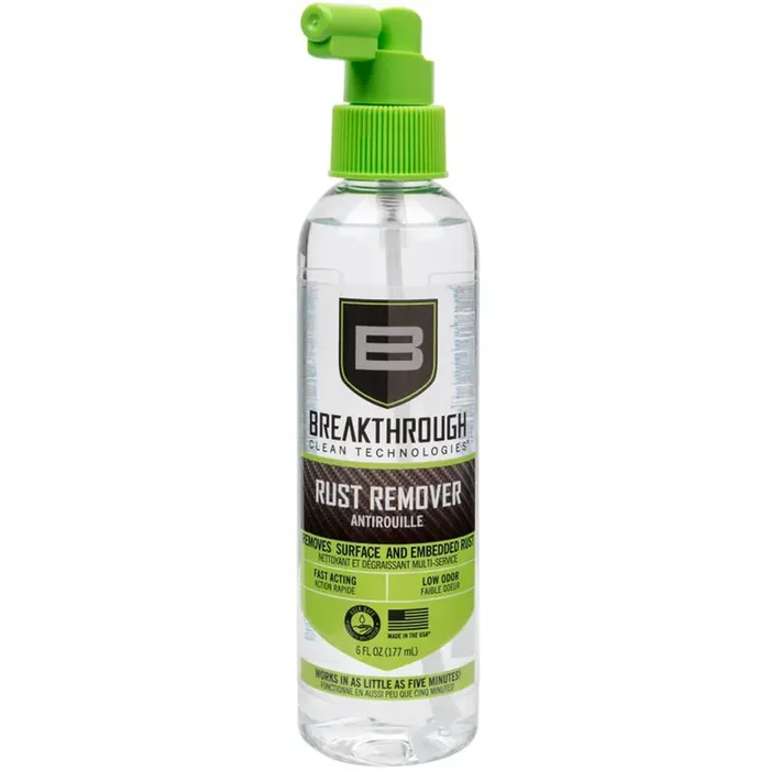 Breakthrough Rust Remover Pump Spray Bottle 6oz – BT-RR-6OZ