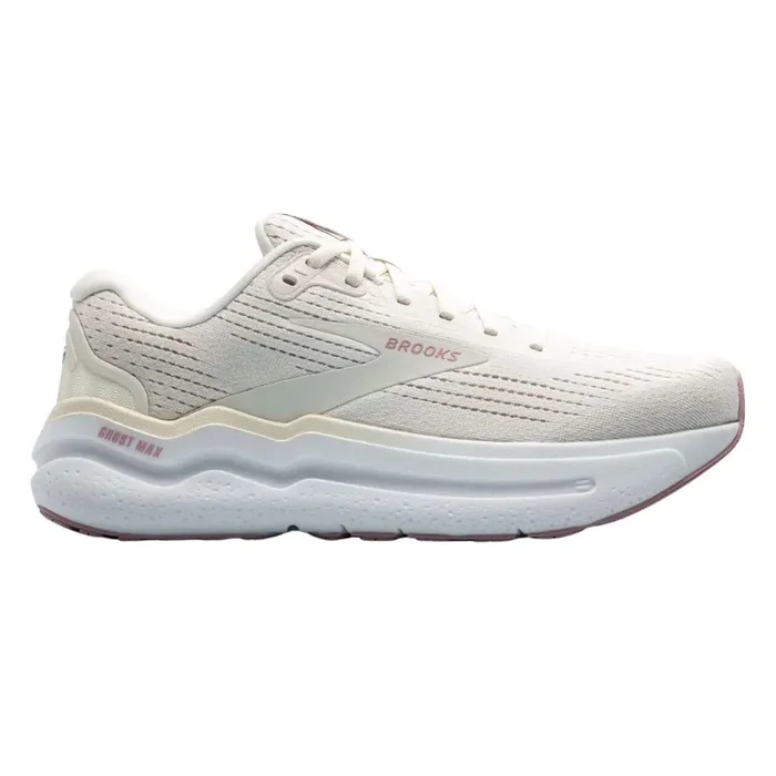 Brooks Running Women‘s Ghost Max 2 Road-Running Shoes – Coconut Milk /Gray/Zephyr – 9 Wide Width