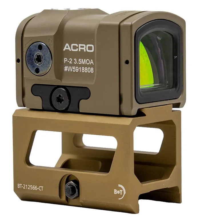 Bt Firearms Ap200777fdem Aimpoint Acro P2 Flat Dark Earth 1x 3.5 Moa Red Dot Reticle