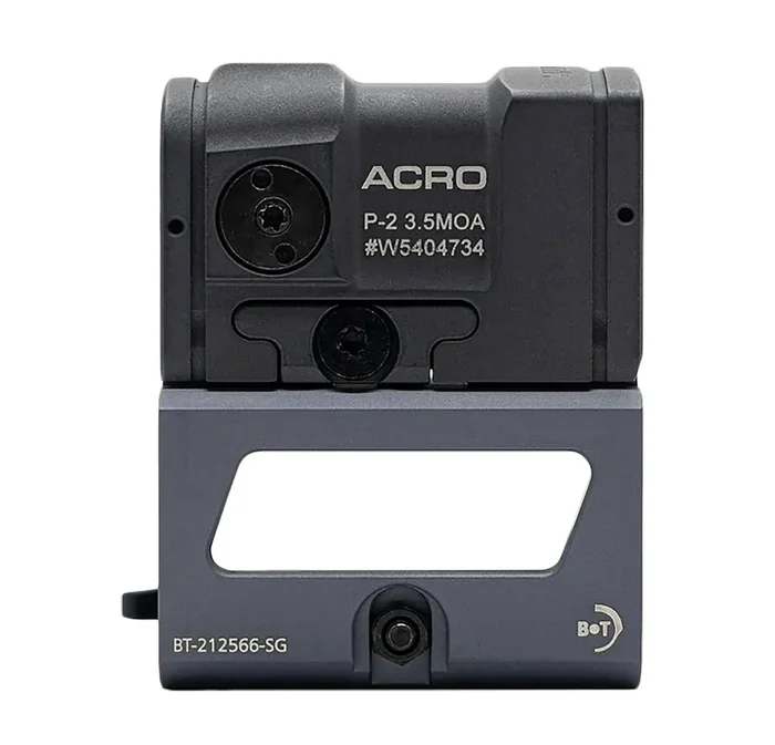 Bt Firearms Ap200871sg39qd Aimpoint Acro P2 Gray 1x 3.5 Moa Red Dot Reticle
