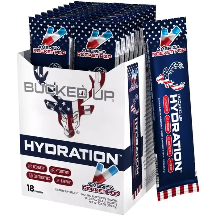 Bucked Up Hydration 2.0 Rocket Pop 18ct Box – 1001120