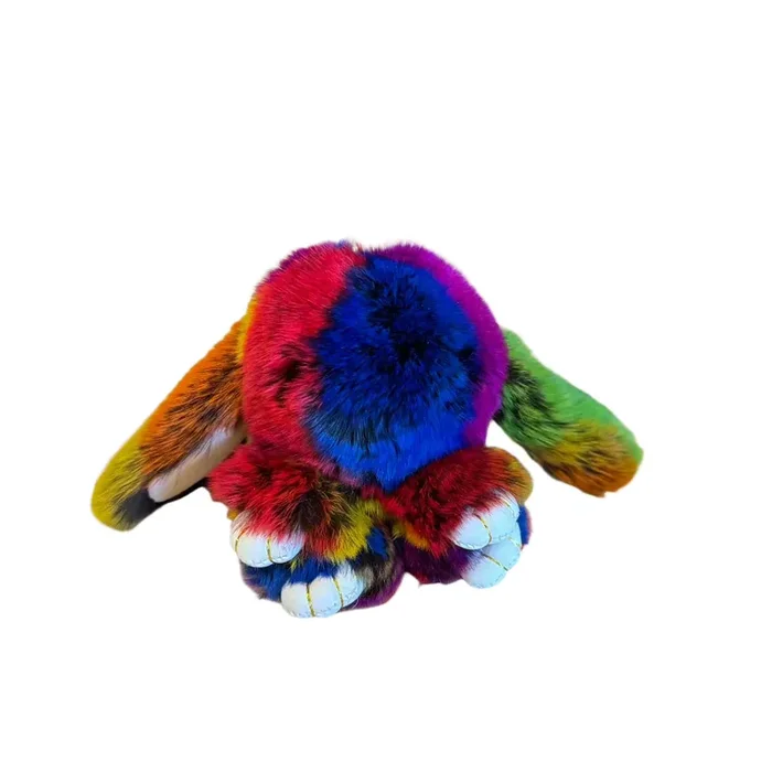 Bunny Plush Toy – Authentic Rabbit Fur