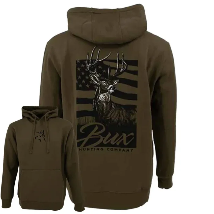 BUX Men‘s Broadside Flag Thermal Hoodie