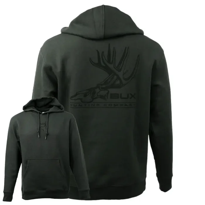 BUX Men‘s Dead Head Thermal Hoodie – Charcoal – 2XL