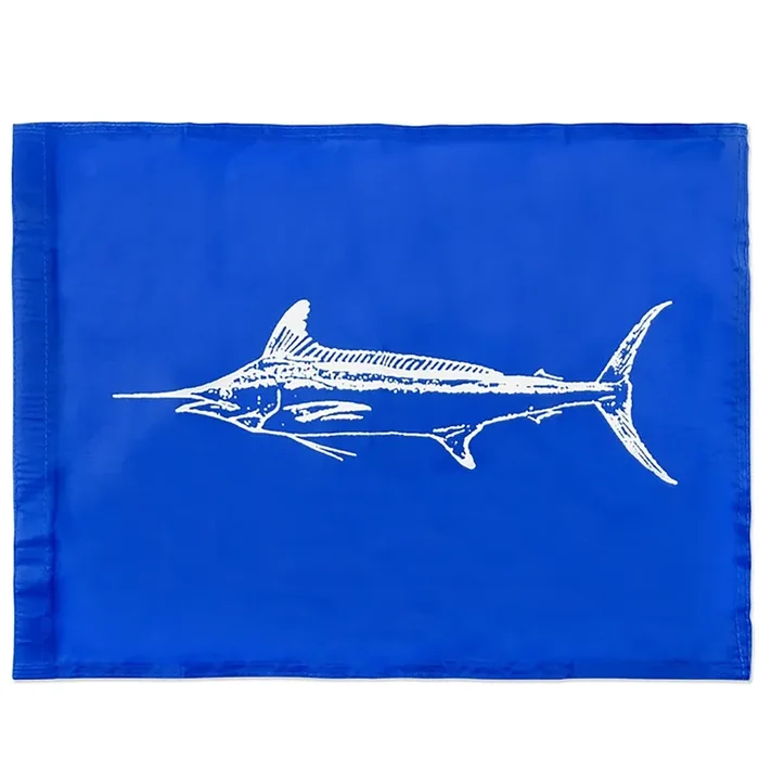 C&H Flag 18″ X 12″ White Marlin
