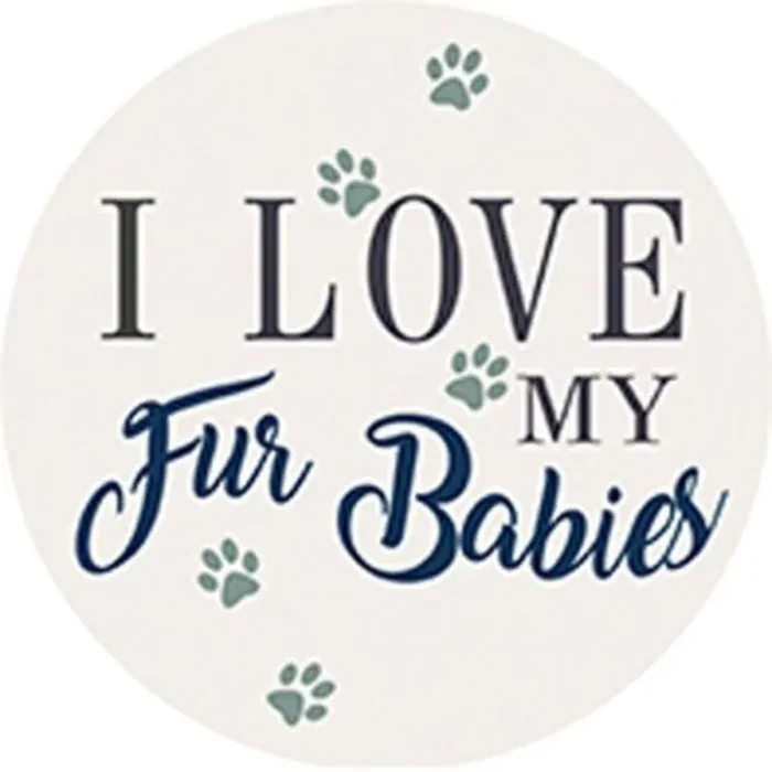 Carson Home Accents Car Coaster – Love Fur Babies Car Coaster