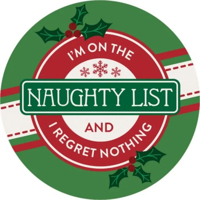 Carson Home Accents Car Coaster – Naughty List