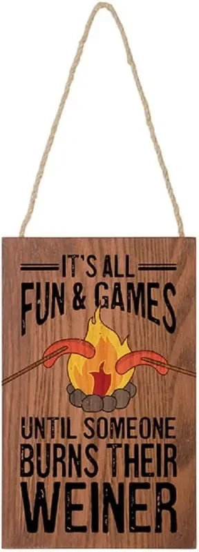 Carson Home Accents Hanging Sign – Fun & Games