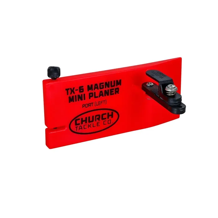 Church Tackle TX-6 Magnum Mini Planer Boards – Orange – Left (Port) – (30501)