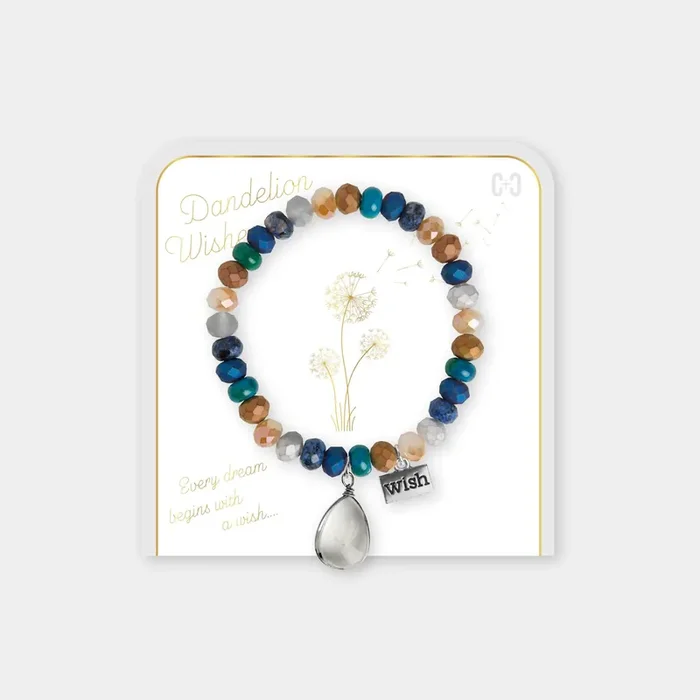 COCO + CARMEN Dandelion Wish Bracelets – Teals
