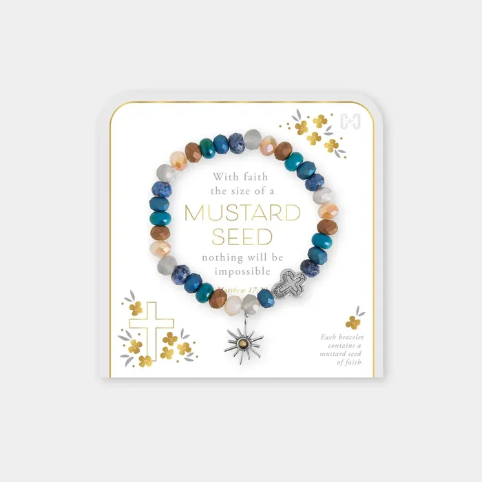 COCO + CARMEN Mustard Seed Bracelets – Teals
