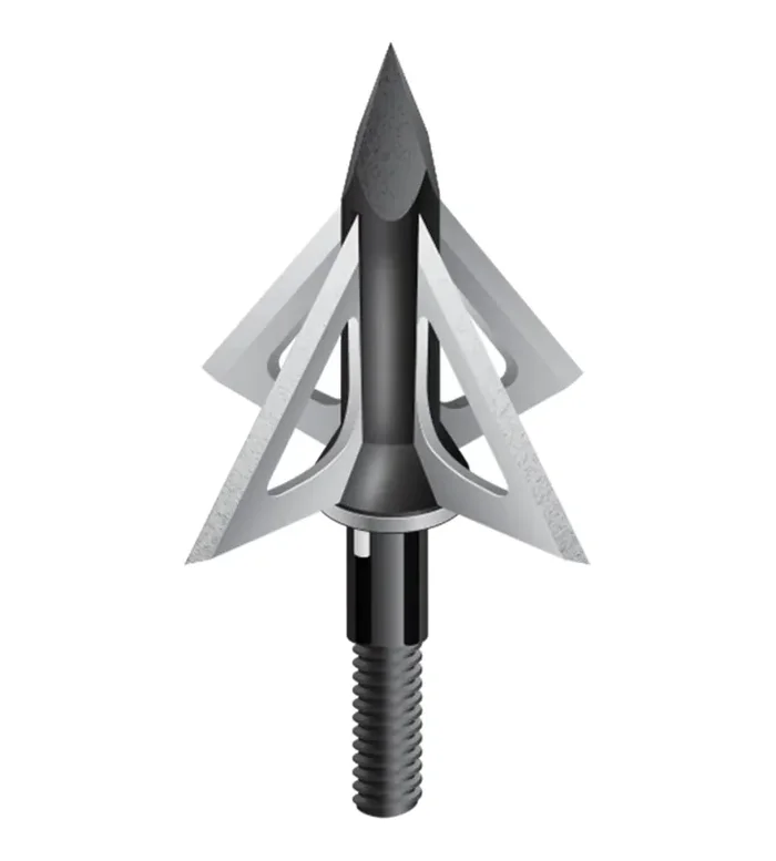 Crossbow 4 Blade 1 1/8 Inch 100gr Broadheads by Slick Trick