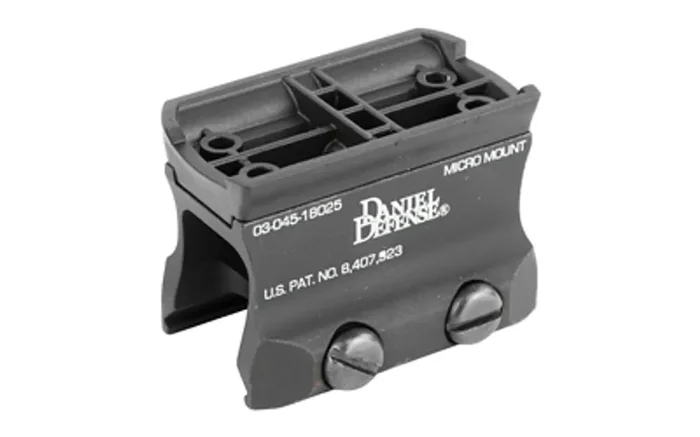 Daniel Defense Micro Aimpoint Mount Fits Picatinny Includes Lower 1/3 Adapter Black 03-045-18025