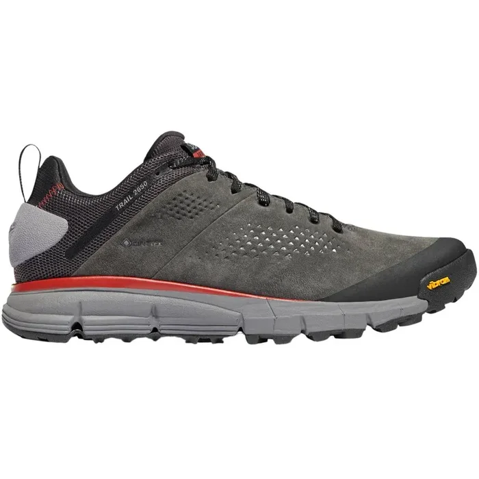 Danner Mens Trail 2650 3″ GTX Outdoor Shoes – Dark Gray/Brick Red – 11EE