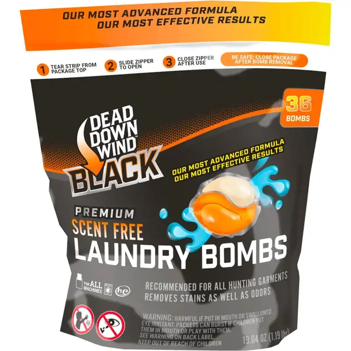 Dead Down WInd BLACK Premium Laundry Bombs 36 ct. – 118418
