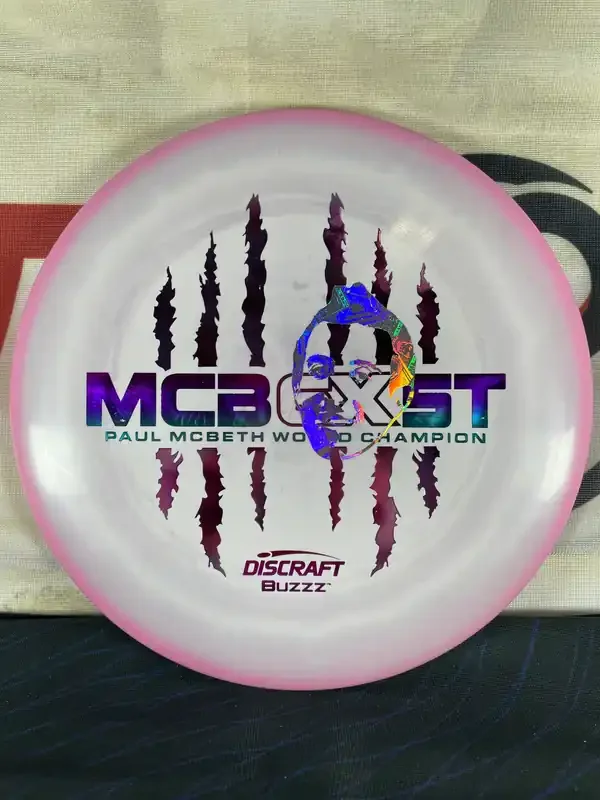 Discraft Buzzz McBeth ESP Swirl Pink 176g Misprint Midrange
